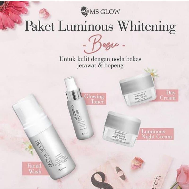 

MsglowLUMINOUSWHITENING