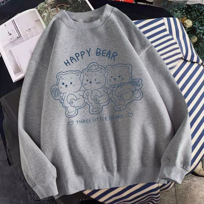 Pro - Happy Bear Sweater - Sweater Hoodie Unisex Terbaru