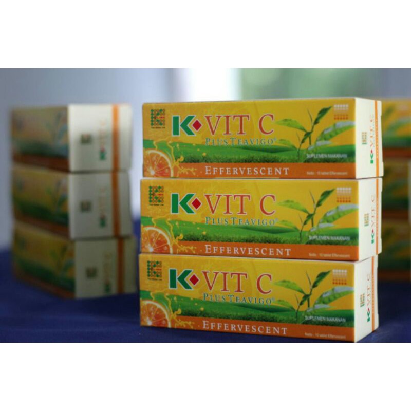 PROMO K-Vit C Plus Teavigo || Harga Untuk 3 botol