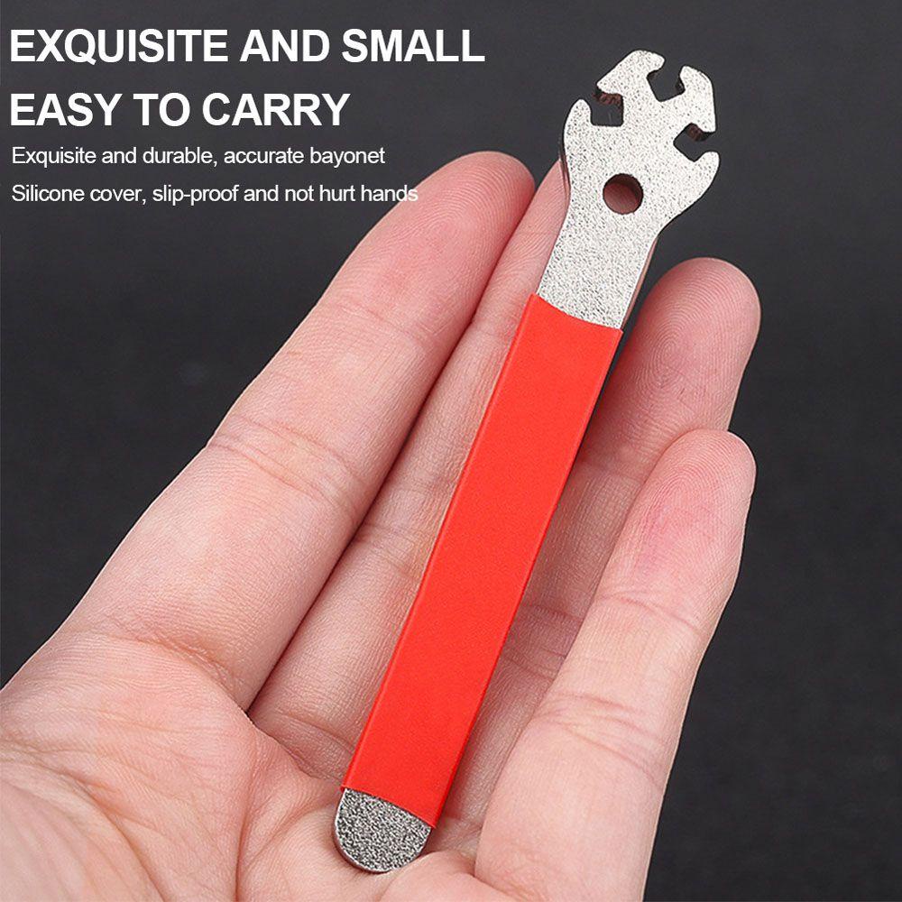 Lanfy Kunci Jari Jari Sepeda Alat Perbaikan Sepeda Cycling Repair Tool Cycling Bike Removal Wrench Bike Spoke Nipple Key Spanner Alat Sepeda Spanner Bike Wheel Rim Spanner