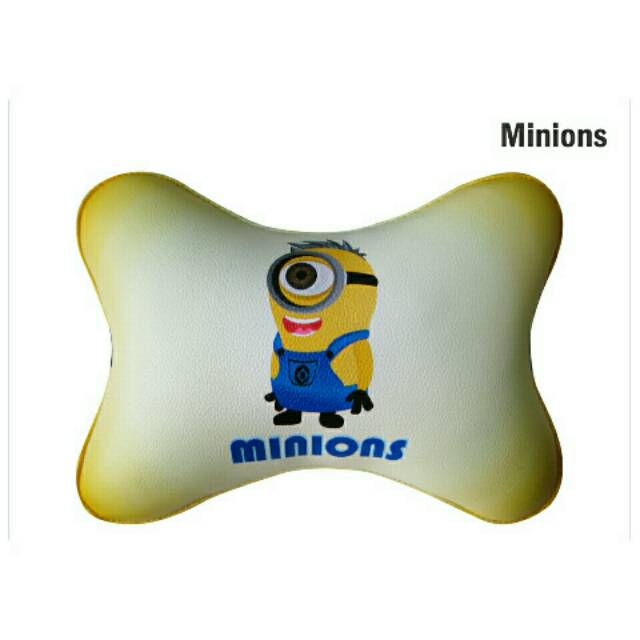 BANTAL SANDARAN KEPALA MOBIL MINIONS
