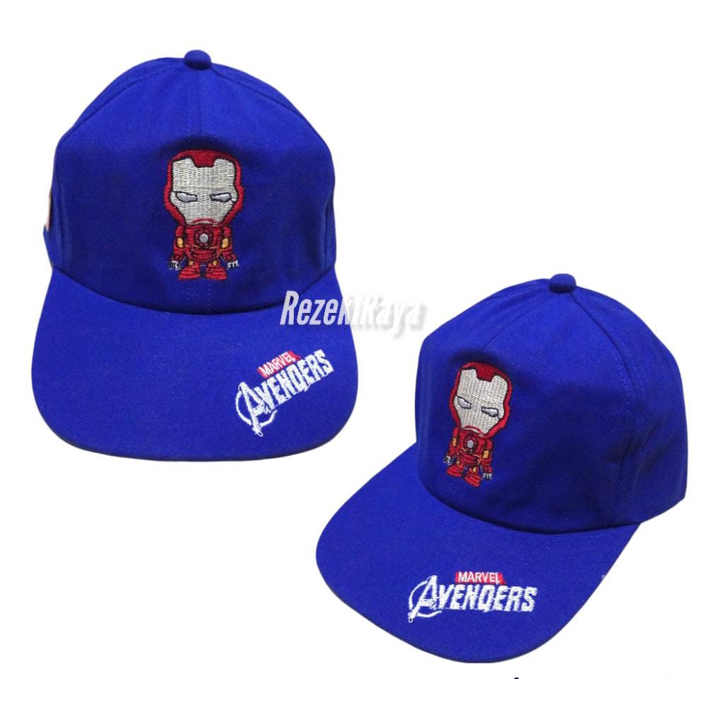 Topi Karakter AVENGERS Topi Anak Laki Laki Topi Bordir MArvel