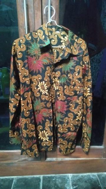 Batik Couple Tunik Kemeja Ready Sragam Emhabatik Tunik Ziper Depan Terlaris