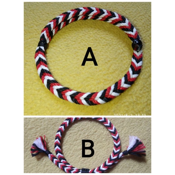Gelang tridatu sisik naga / Tridatu kepang  rajut