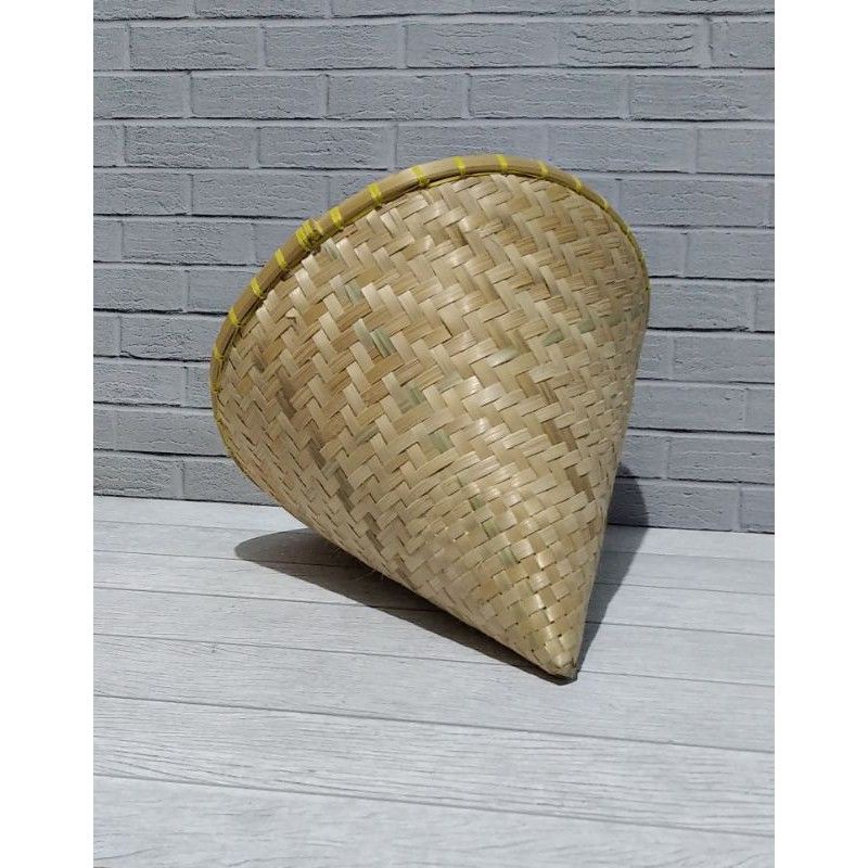 kukusan anyaman bambu / aseupan kukusan nasi