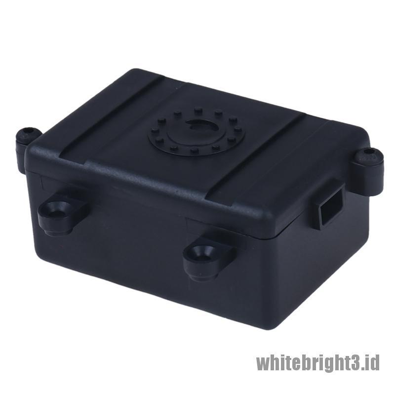 (white3) Kotak Receiver Radio Mobil RC Rock Crawler SCX10 Skala 1: 10