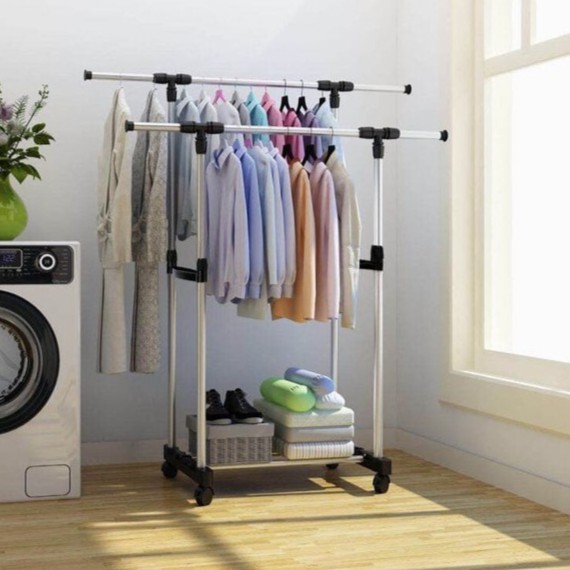 Rak Handuk Gantung Hanger Baju Minimalis Jemuran Pakaian Rak Handuk Gantung Hanger Baju Minimalis Jemuran Pakaian
