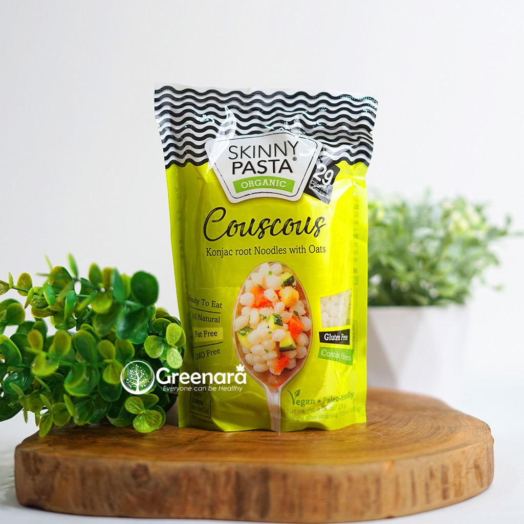

Alsiha Sehat Alami Organik Skinny Pasta Organic Konjac Couscous 29cal 200gr