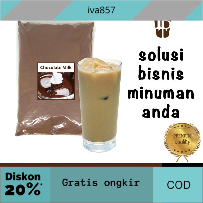 

PROMO Bahan Minuman Bubuk Chocolate Milk Bubble Tea Drink Powder Bagus GRATIS ONGKIR