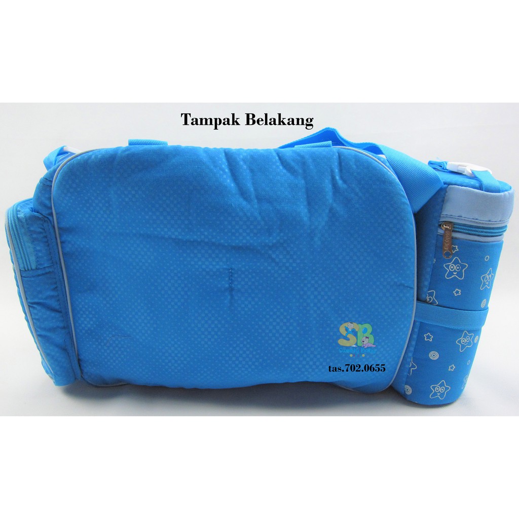 tas bayi besar dengan tempat tissue dan double tempat susu Baby Joy Melody series