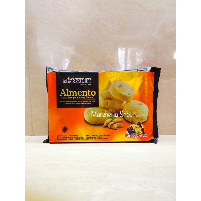 

MyBizcuit ALMENTO Kukis dengan Rasa Kacang Almond