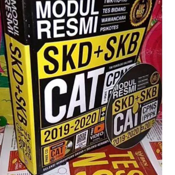 TERBARU   Buku Tes CPNS MODUL RESMI SKD+SKB CAT CPNS PPPK 2019/2020 bonus CD CD7 .... 