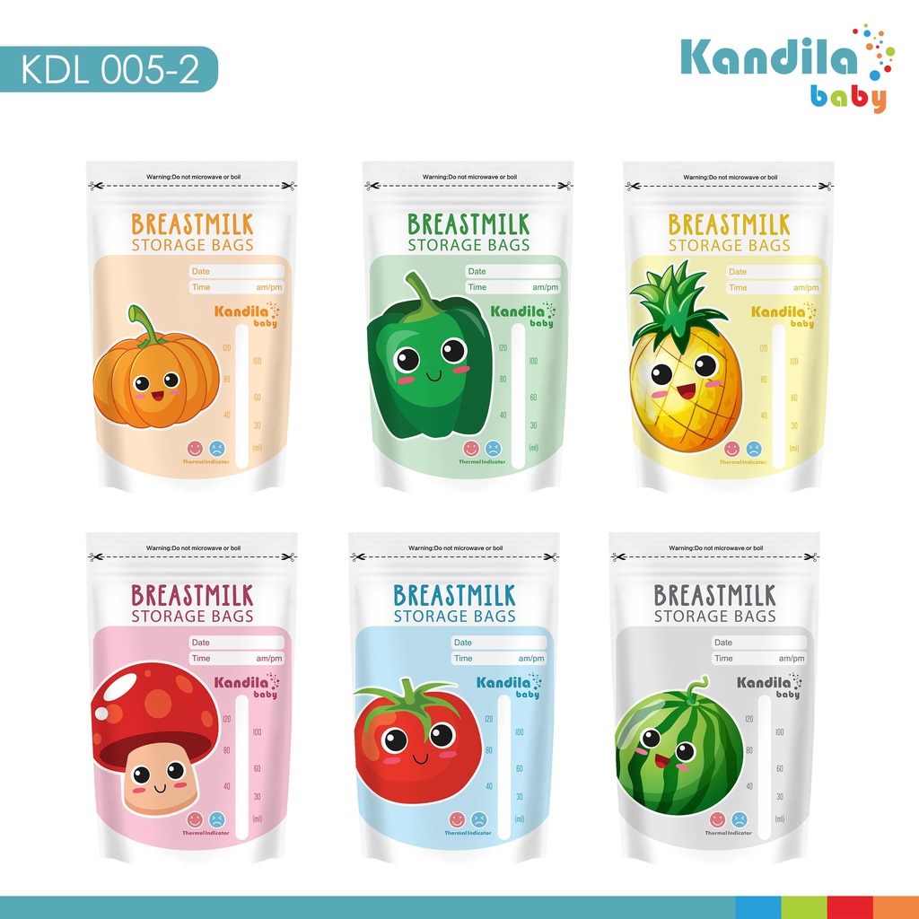 Kandila Baby Breast Milk Storage Bag Kantong Asi 120ml KDL 005-2