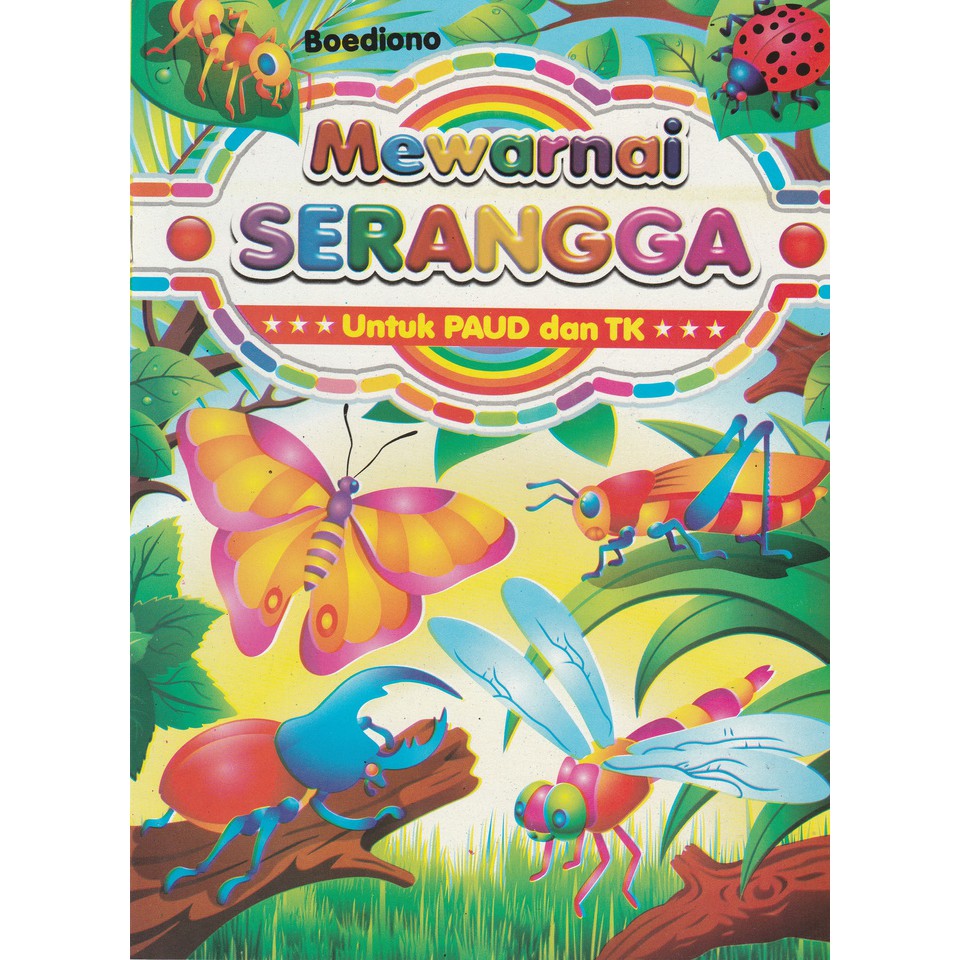 Buku Mewarnai Besar - Serangga