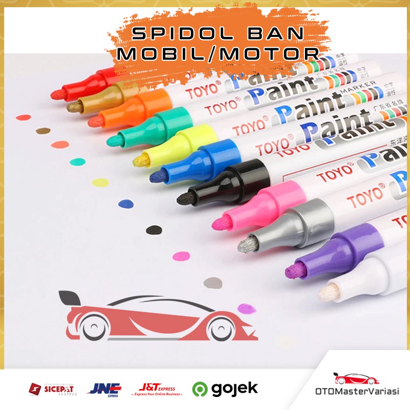 Spidol Ban Toyo / Spidol ban Mobil / Spidol Ban Motor / Paint Marker