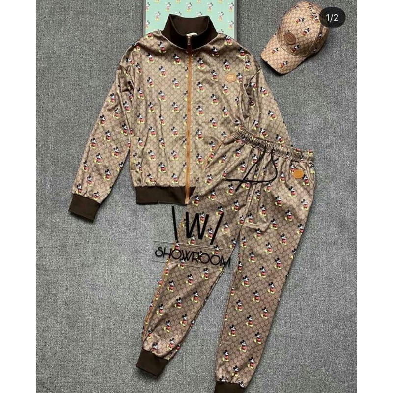 Baju Setelan Gucci Disney Mickey Import Bangkok Murah REALPICT NEW ARRIVAL