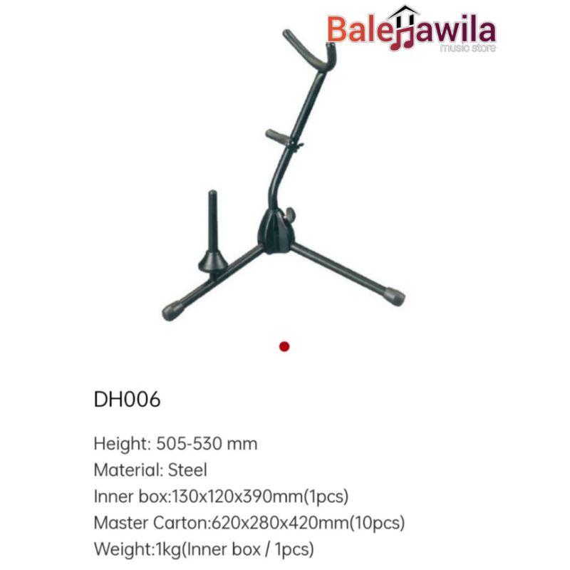 Kaki Cagak Stand Saxophone Soundking DH006 DH 006 Alto Baby Stand Saxo