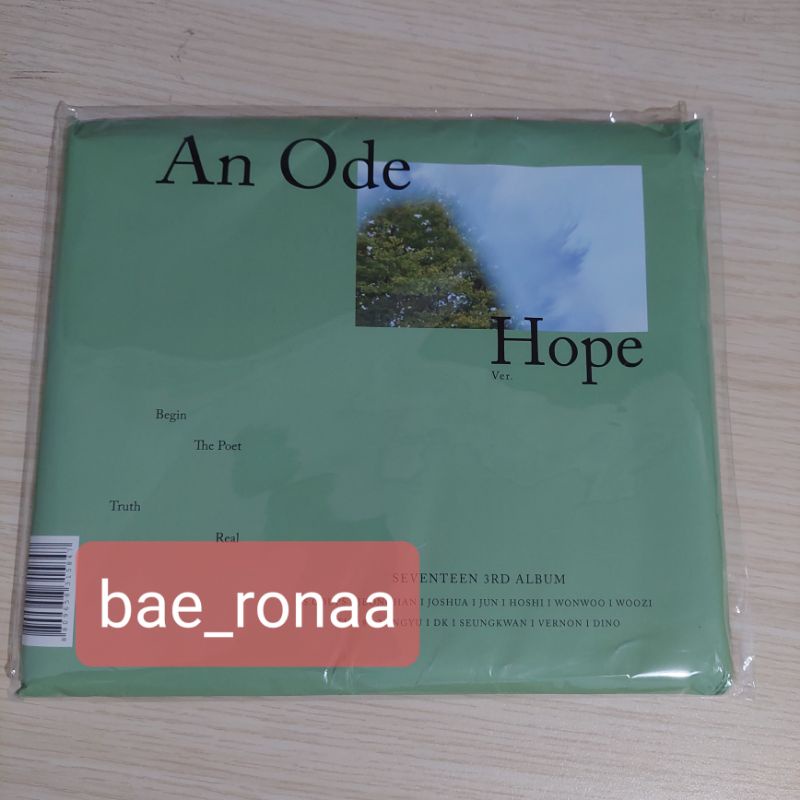 Seventeen An Ode Hope Sealed