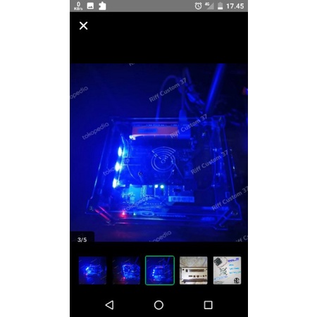 Case Akrilik Custom untuk STB HG680P + Tp Link WR840N