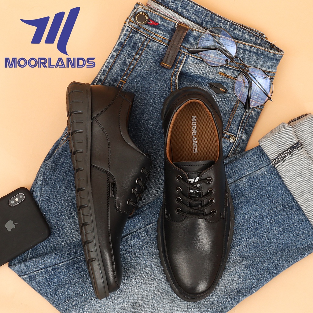 MOORLANDS Original Sepatu Pria Casual Tali Sepatu Santai Sepatu Semi Formal Kerja Kuliah COD