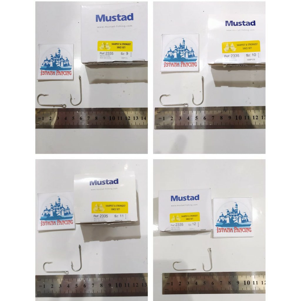 Mata Kail Mustad / box (isi 100pcs) PANCING MANCING MANIA ISTANAPANCINGTTE