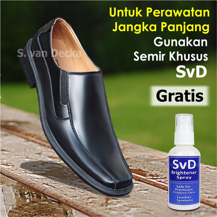 Sepatu S. van Decka TK018 Gratis Semir