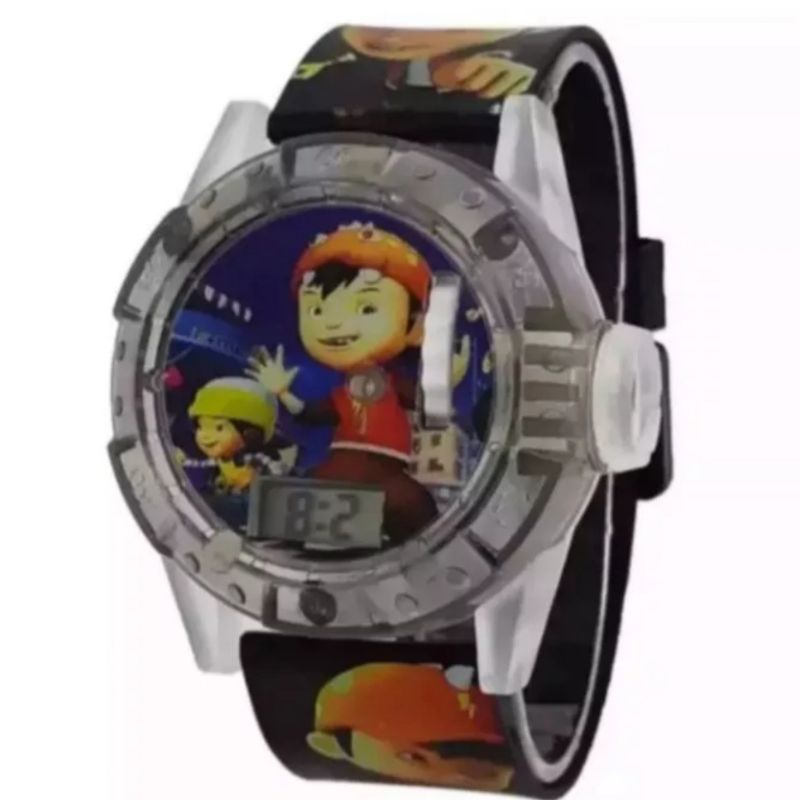 Boboiboy Jam Tangan Anak Laki-laki Jam Tangan Laser Dan Musik Melodi