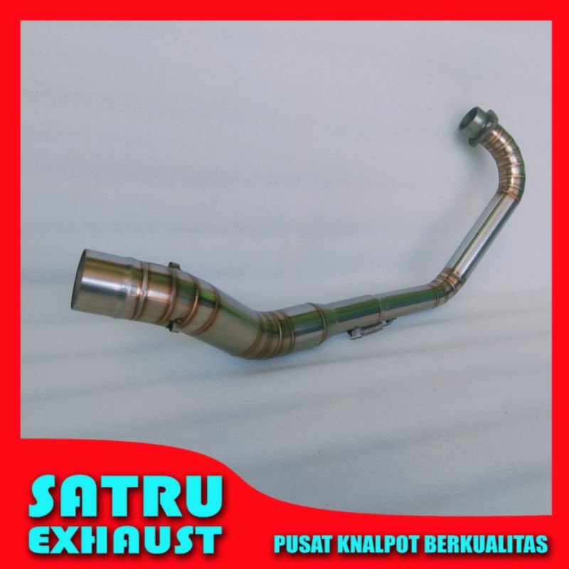 Pipa leheran knalpot CB150R lama full cacing stainless CB150R old