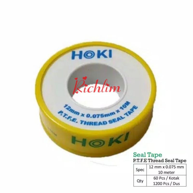 Seal Tape / Sealtape / Solatip HOKI 10 meter