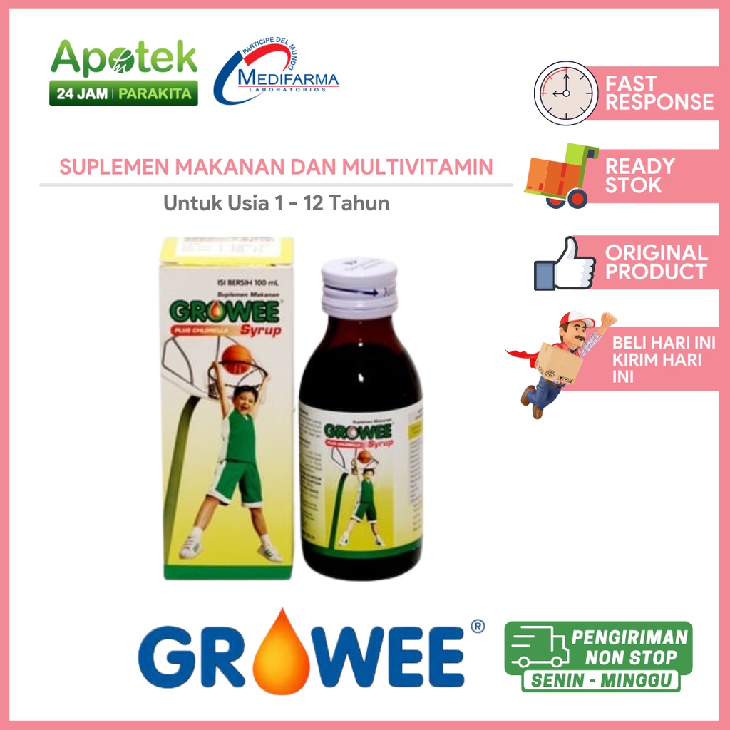 Growee Suplemen untuk membantu kebutuhan nutrisi pada anak dan membantu pertumbuhan tulang