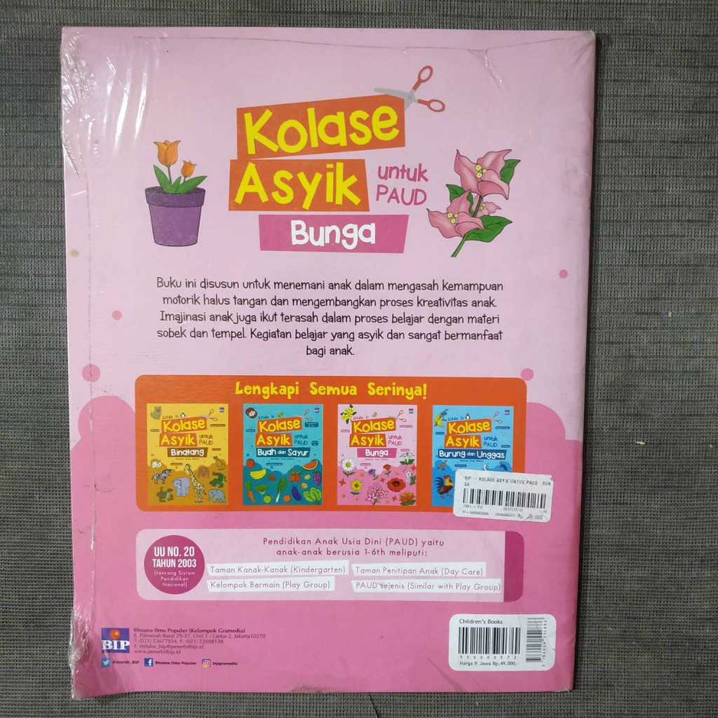 Kolase Asyik Bunga Untuk Paud Shopee Indonesia
