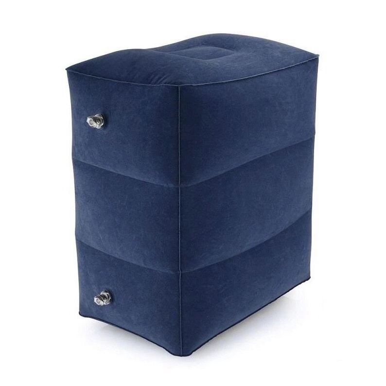 Bantal Angin Kaki Portabel Inflatable Relaxing Foorest - BSZ0020 - Dark Blue