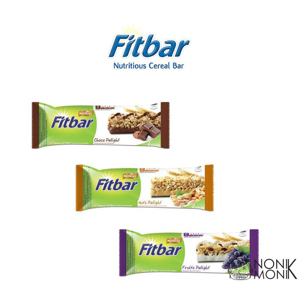 

NonikMonik FITBAR SNACK OAT GANDUM CEMILAN SEHAT DIET MULTIGRAIN SEREAL FITBAR 22G