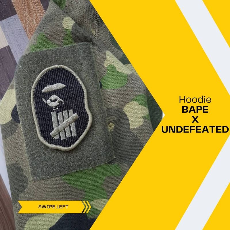 Hoodie Bape X Undefeated Preloved
