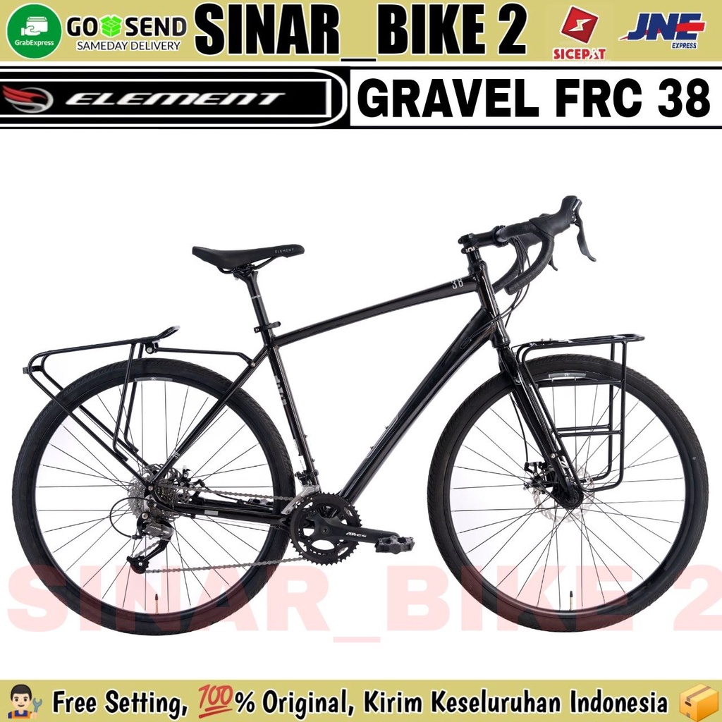 Sepeda Gravel ELEMENT FRC 38 Alloy Shimano 18 Speed