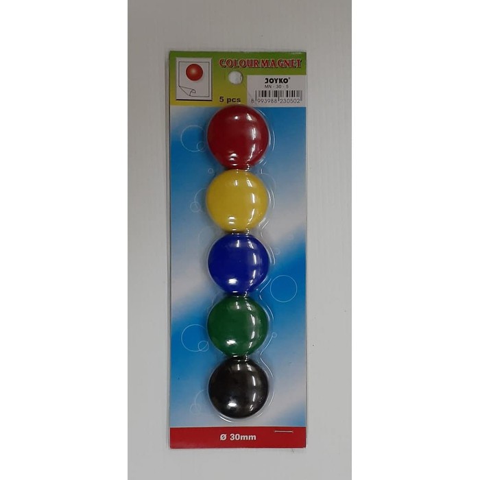 

COLOUR MAGNET JOYKO MN-30-5 | MAGNET PAPAN TULIS 3cm