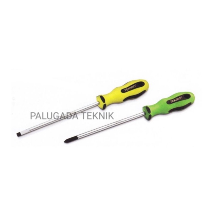 Tekiro Obeng TPR PH0 x 150mm Plus Minus / TPR Screwdriver PH0 x 150 mm