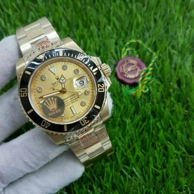 Jam tangan pria ROLEX SUBMARINER AUTOMATIC SWISS ETA CLONE