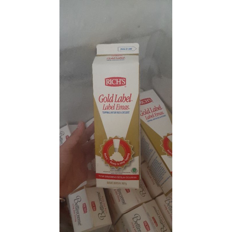 

Rich Gold Label Shine Road Whip Cream Bettercreme