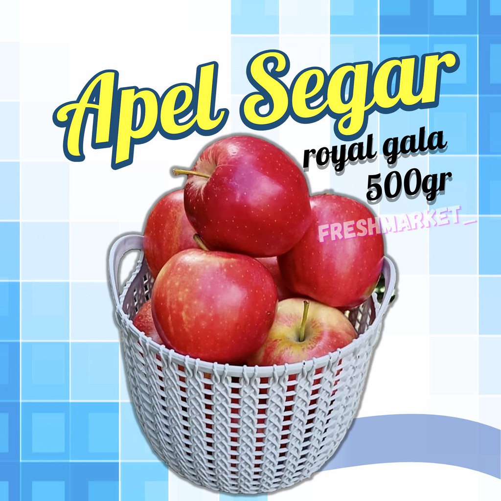 

Buah Apel Royal Gala Super Segar Kwalitas Tinggi Fresh Market Samarinda Kaltim