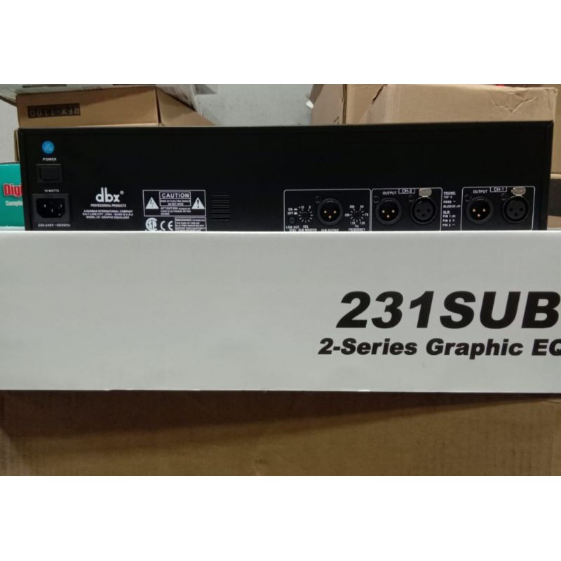 Equaliser DBX 231 Plus Subwoofer