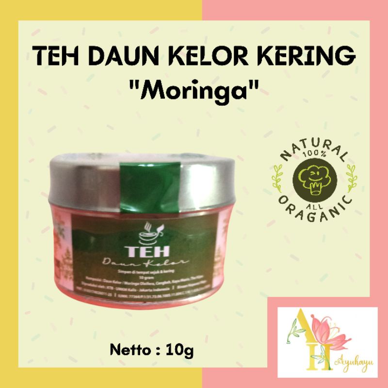 TEH DAUN KELOR KERING DRIED MORINGA