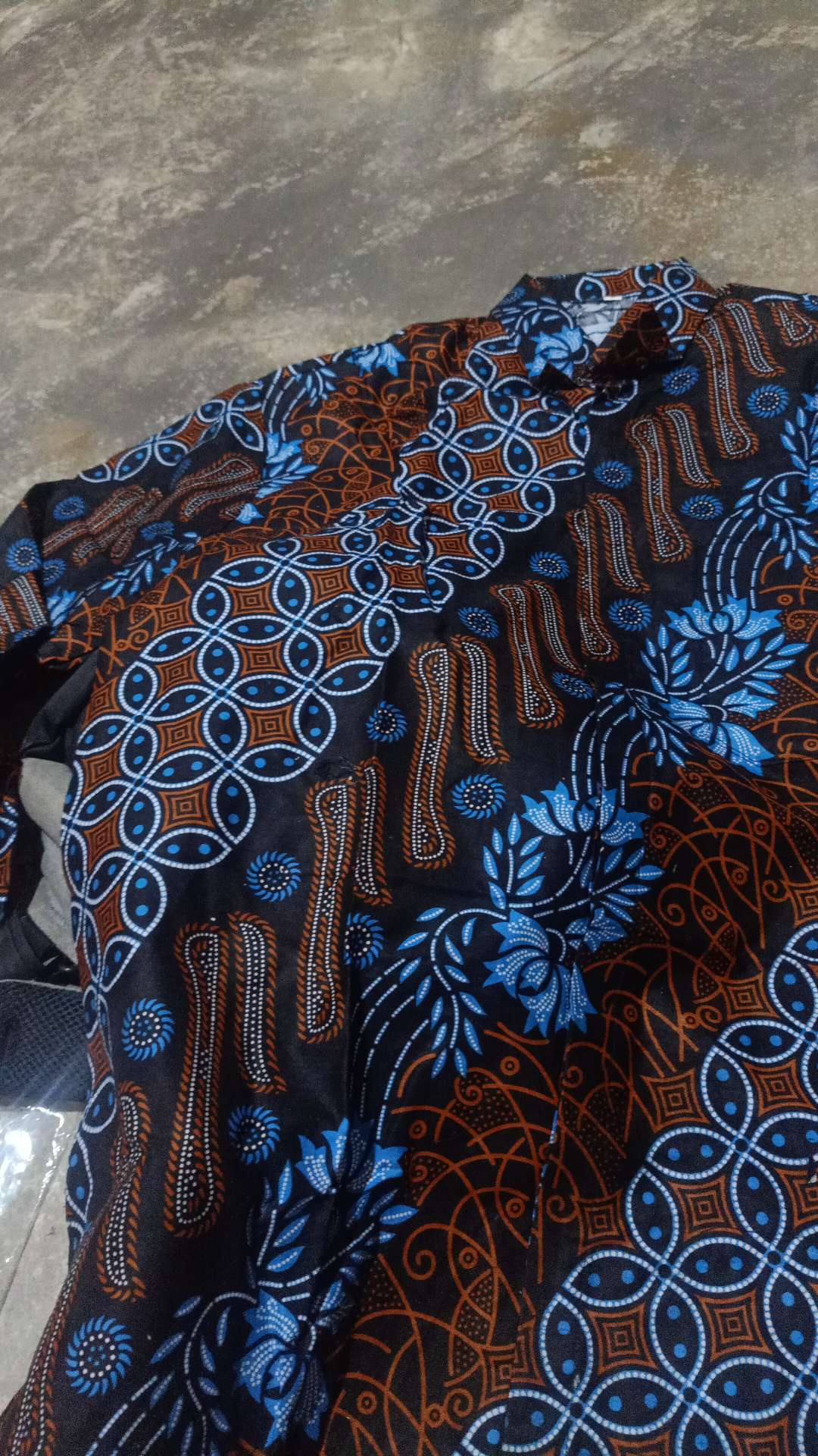 Couple Batik | Baju Batik | Baju Couple | Couple Batik Seno Biru Jumbo Xxl 3l 4l 5l