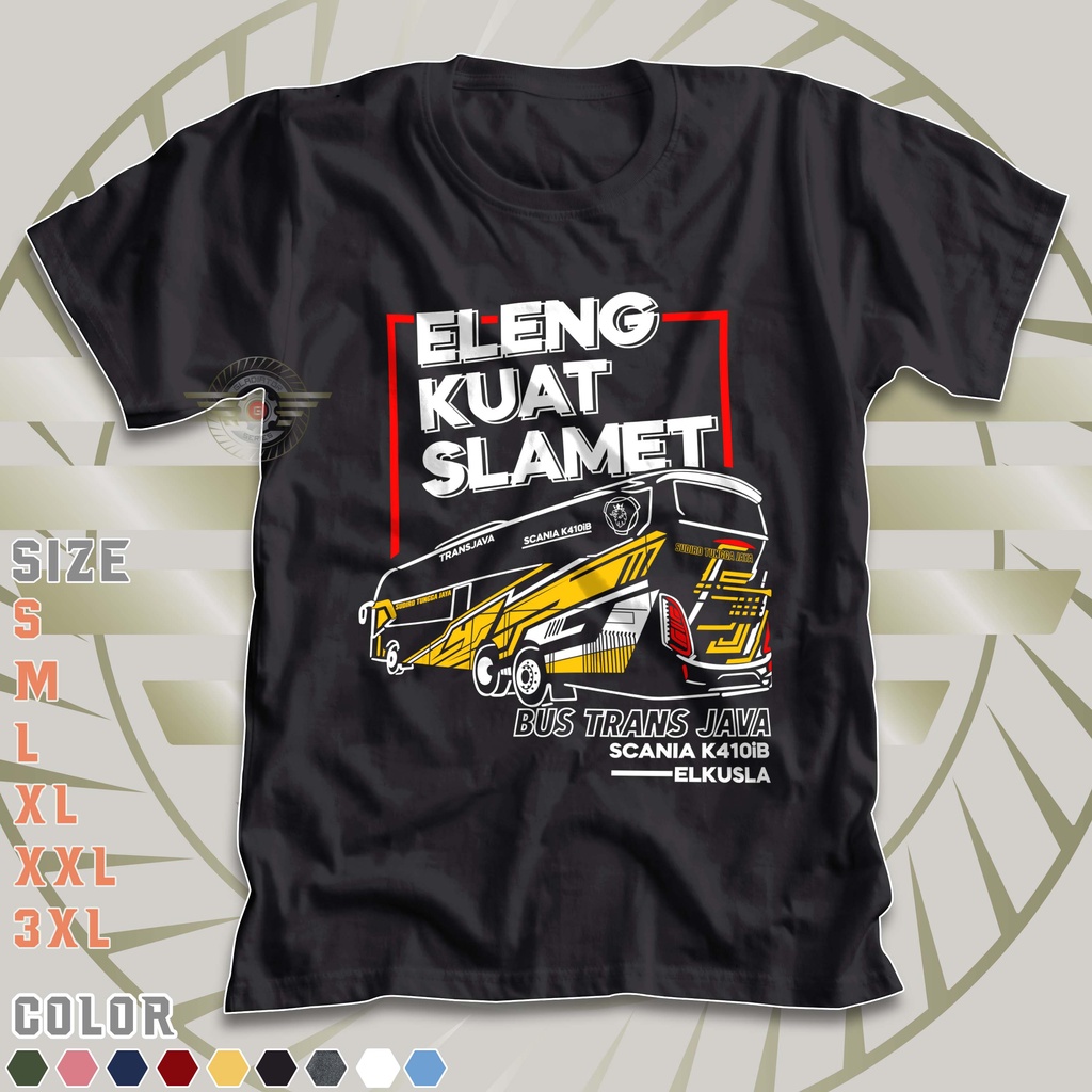 Kaos Bismania Sudiro Tungga Jaya Bus Trans Java STJ Elkusla Scania K410iB Baju Distro Bis - 7161