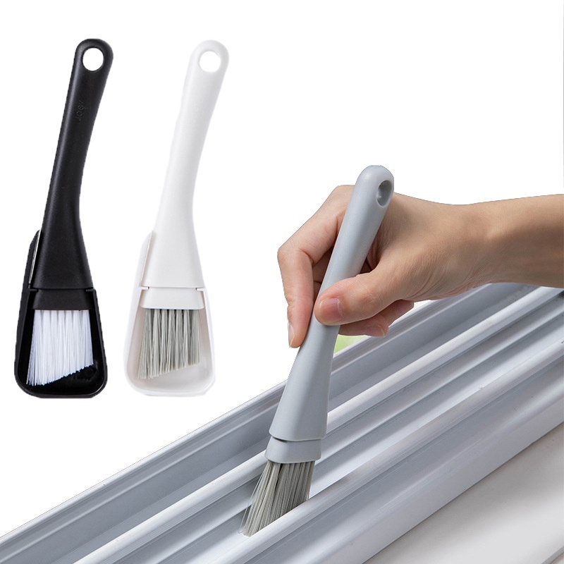 Sikat Pembersih Multifungsi Portabel Dengan Tutup Untuk Keyboard / Ventilasi Ac Mobil