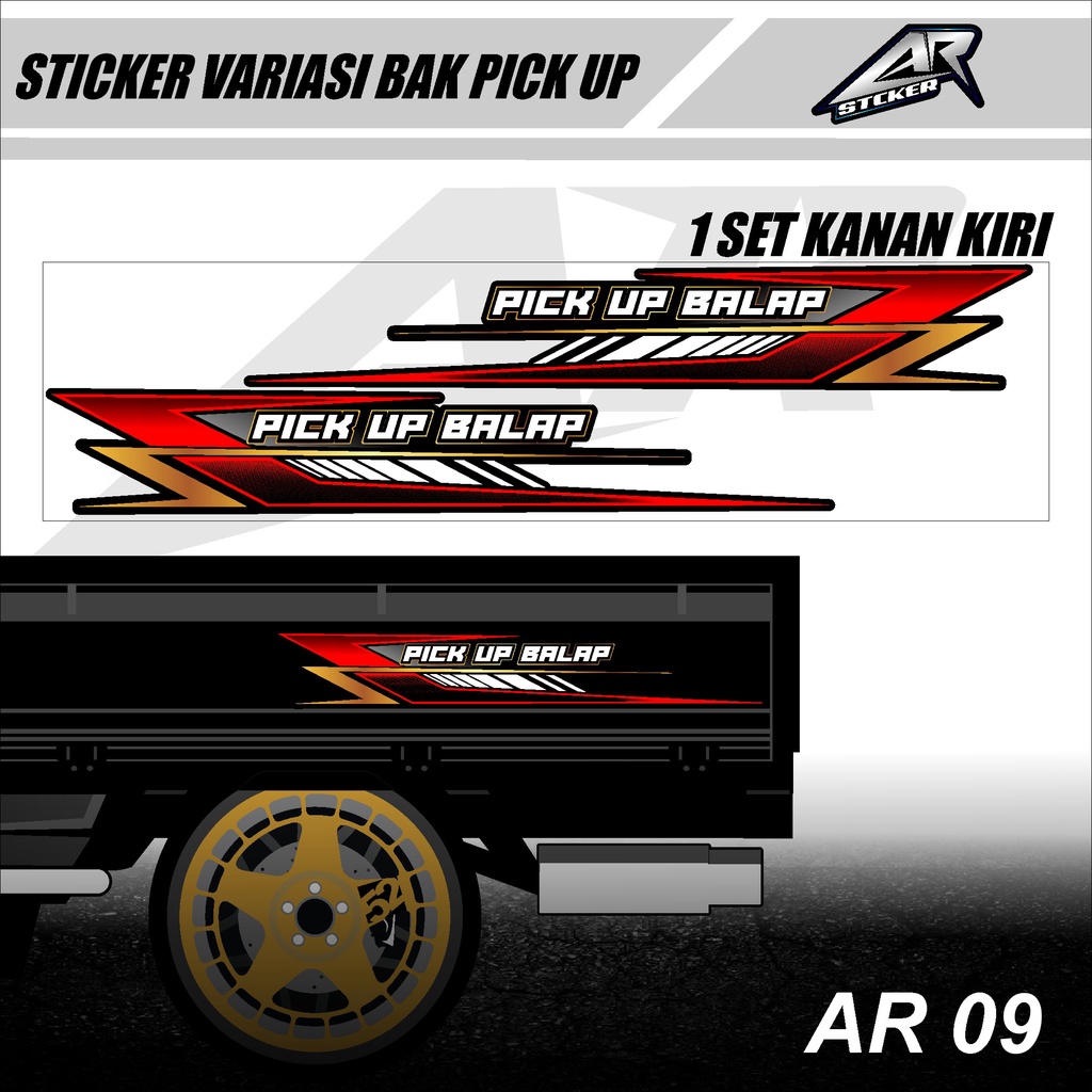 Jual Stiker Bak Pick Up Sticker Striping Lis Body Pick Up Grand Max Carry L Flat Deck Stiker