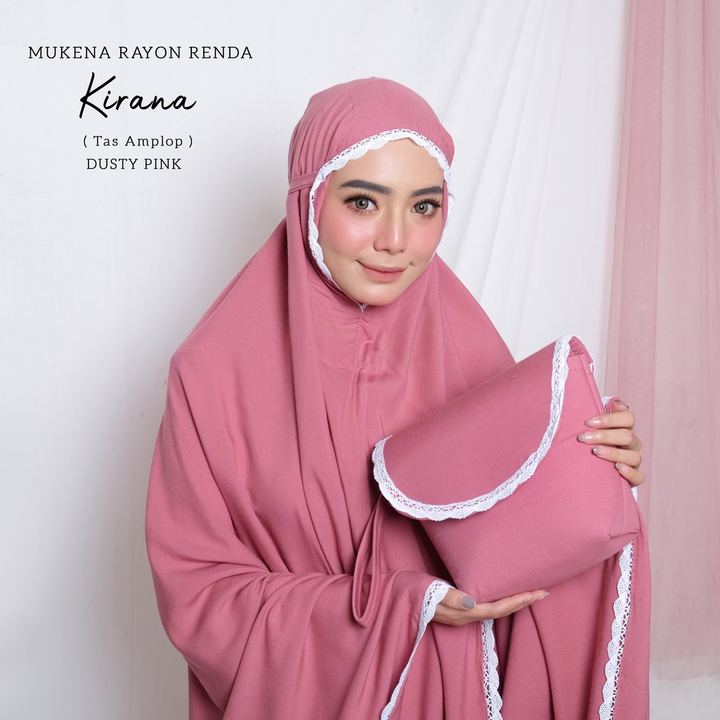 MUKENA BALI TASIK - MUKENA DEWASA RAYON RENDA KIRANA