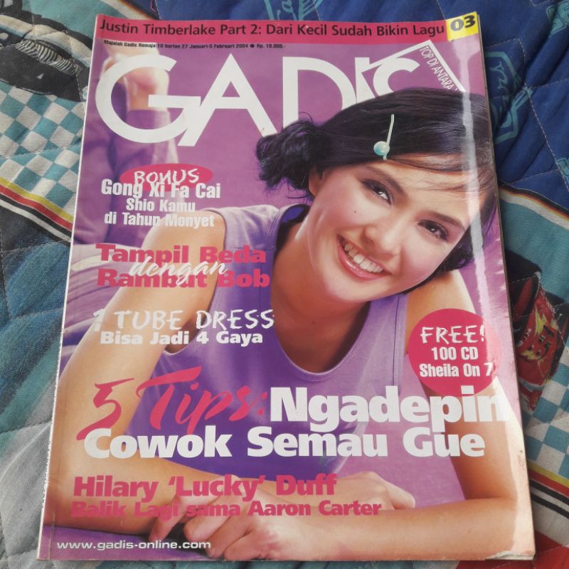 MAJALAH GADIS NO.03,EDISI 27 JANUARI - 5 FEBRUARI 2004