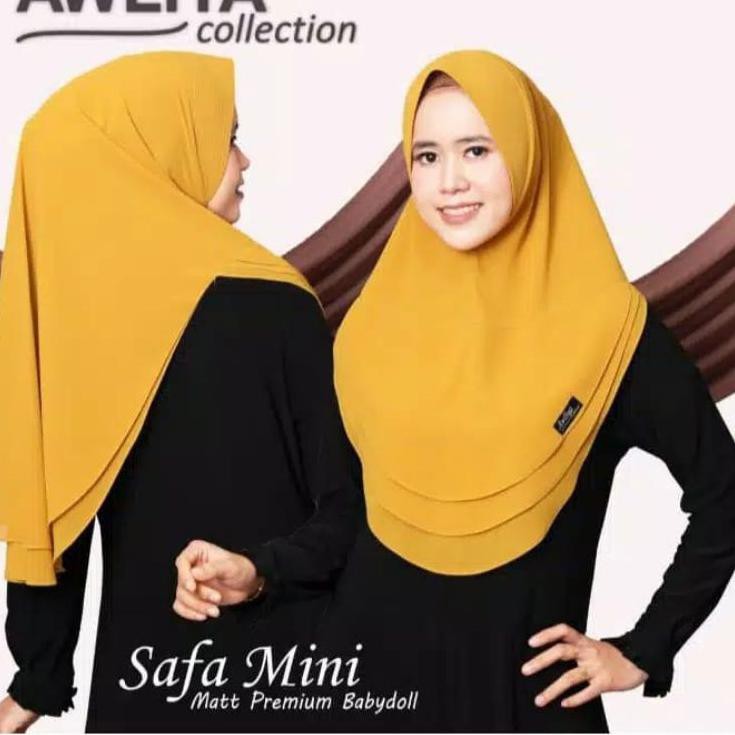 Ready khimar SAFA MINI ORI AWLIYA COLLECTION AWLIYA HIJAB TERBARU TERLARIS RSY