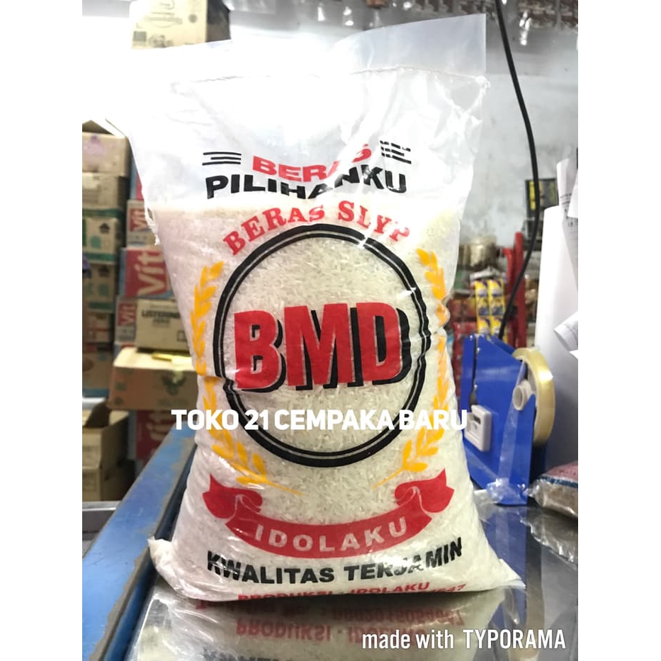 

Beras BMD 5KG FULL | Setra Ramos Pulen Putih | White Rice 5 KG Murah